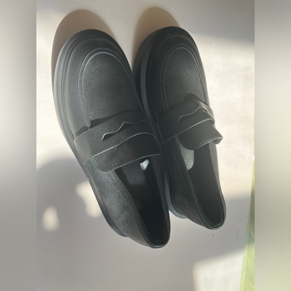 Wild Fable Black Platform Loafers Sz 8.5 - Picture 3 of 6